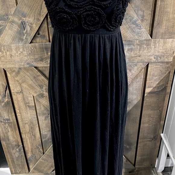 Design History Black Sleeveless Maxi Dress Sz M - Picture 8 of 13